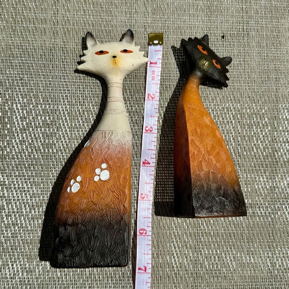 Artforum Cats Set of 2 Resin for Cards Paw Print Ornaments Figurines - Picture 7 of 7